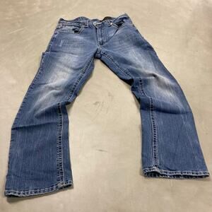 y2k low rise axel western bootcut Jeans 34x32
